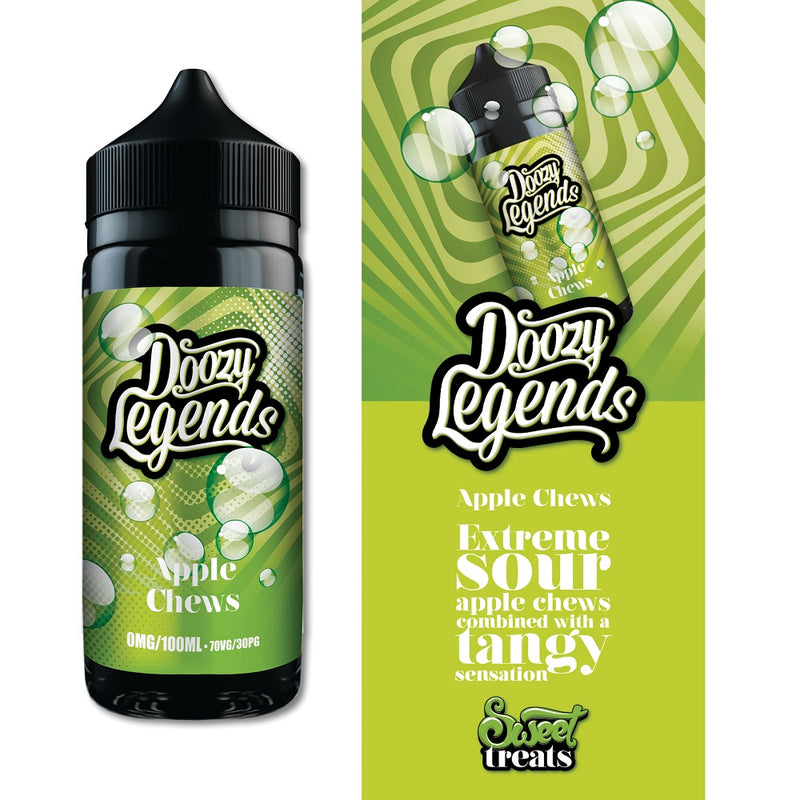 Doozy Legends Apple Chews 100ml E-Liquid Shortfill