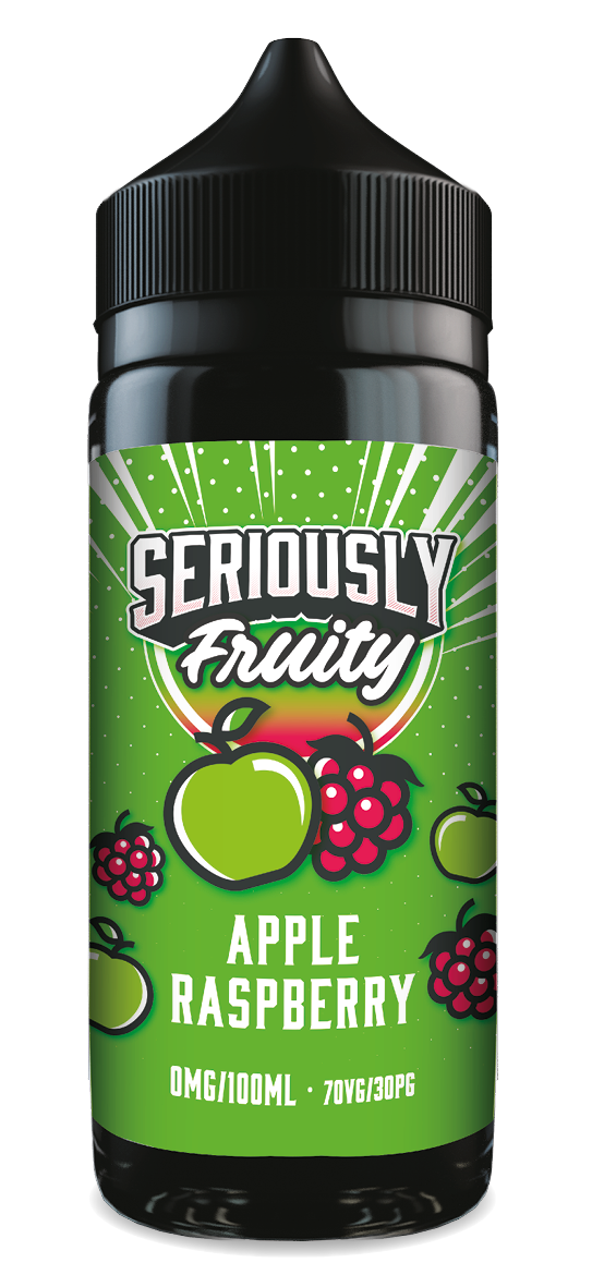 Apple Raspberry Shortfill e-liquid by Doozy Vape Seriously Fruity 100ml