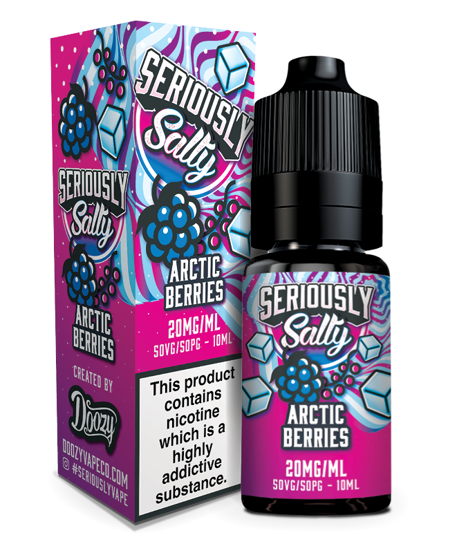 Arctic Berries Nic Salt e-liquid by Seriously Salty 10ml