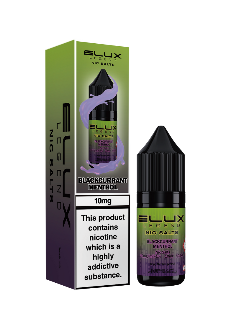 Elux Legend Blackcurrant Menthol Nic Salt