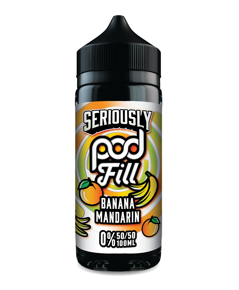 Seriously Pod Fill Banana Mandarin E-liquid Shortfill