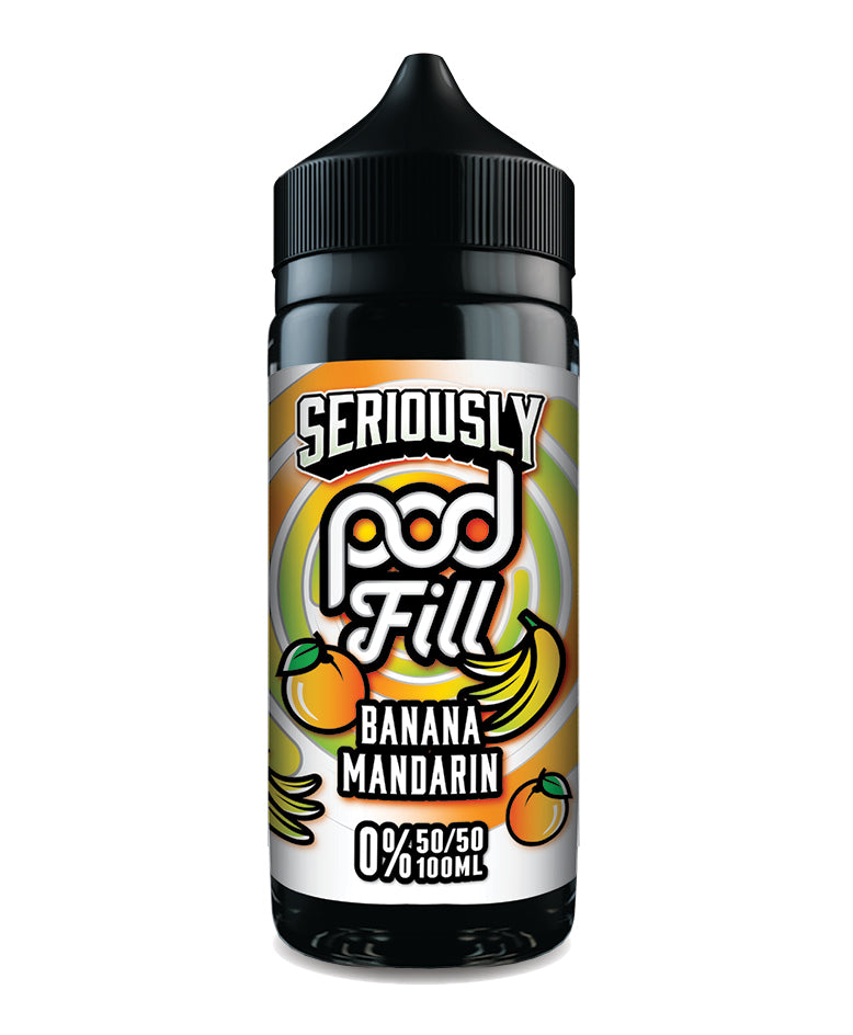 Seriously Pod Fill Banana Mandarin E-liquid Shortfill