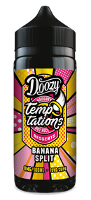 Banana Split Shortfill e-liquid by Doozy Temptations 100ml