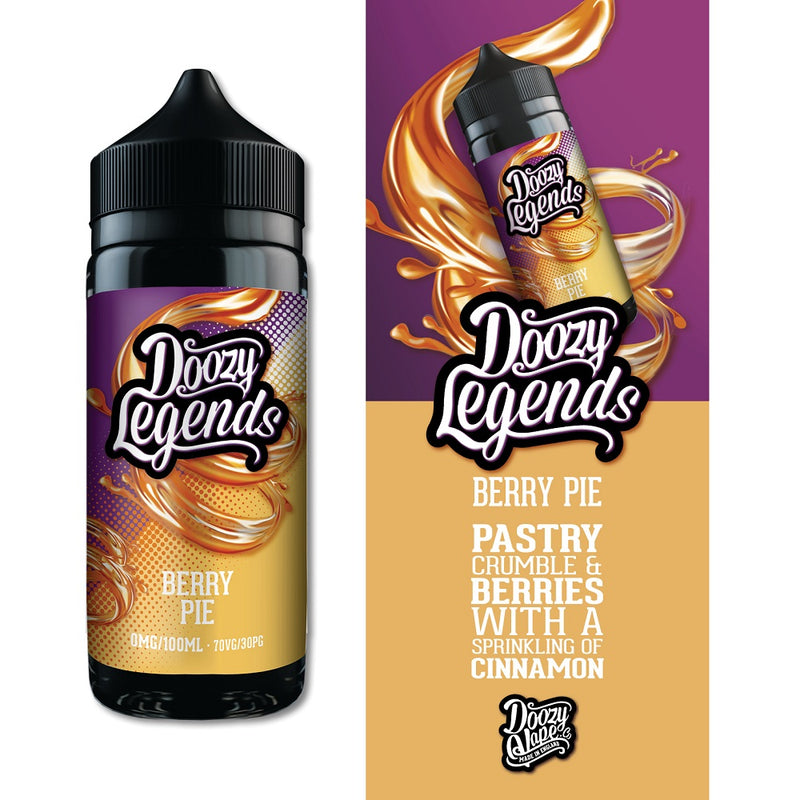 Doozy Legends Berry Pie 100ml E-Liquid Shortfill