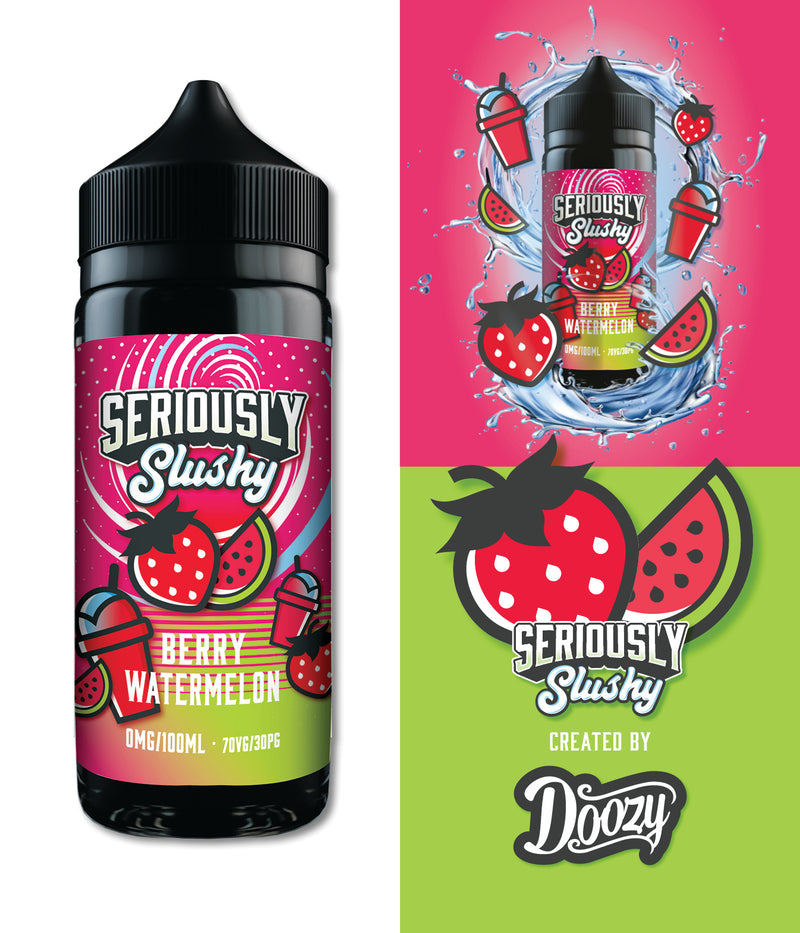 Berry Watermelon Shortfill e-liquid by Seriously Slushy 100ml