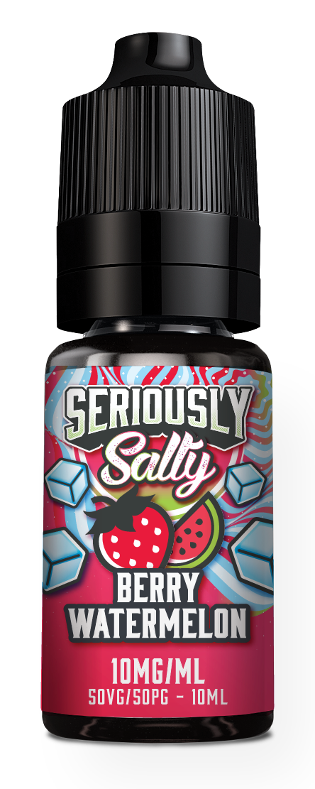 Berry Watermelon Nic Salt e-liquid by Seriously Salty 10ml