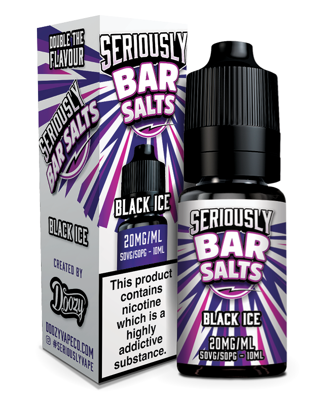 Black Ice Nic Salt e-liquid by Seriously Bar Salt 10ml