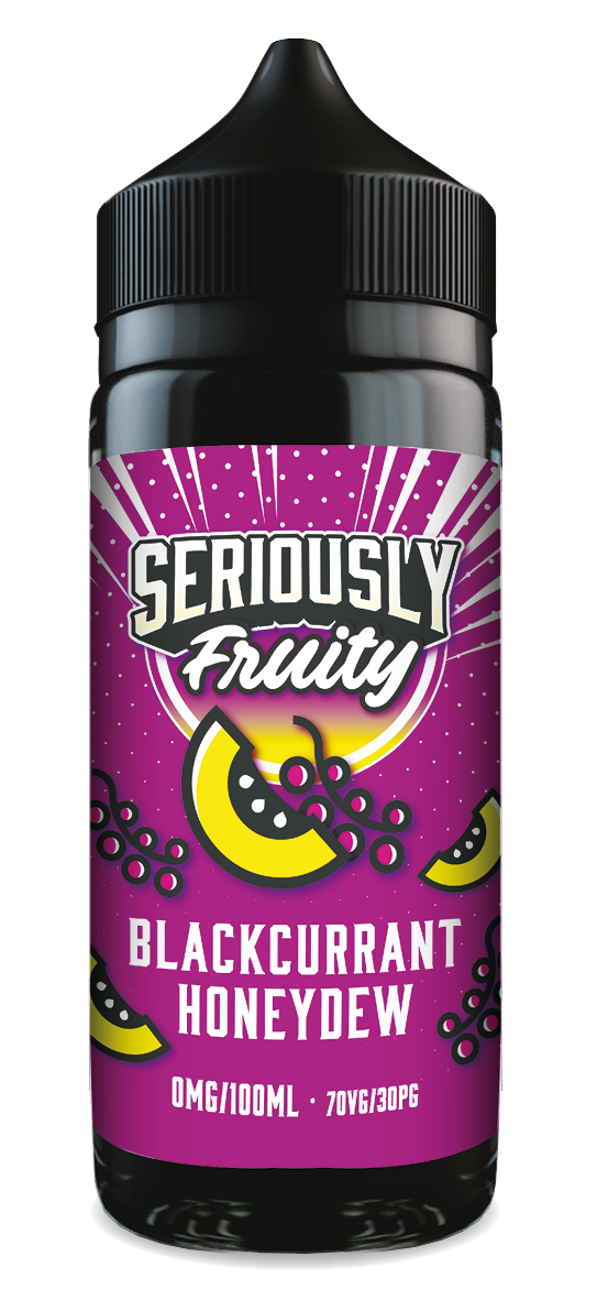 Blackcurrant Honeydew Shortfill e-liquid by Doozy Vape Seriously Fruity 100ml