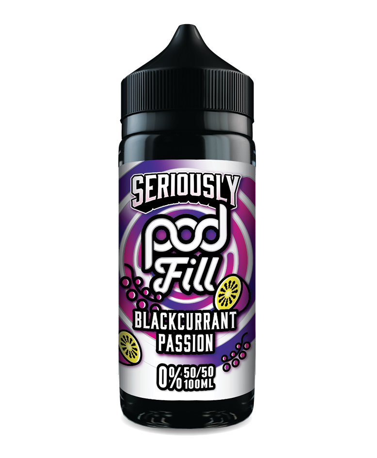 Seriously Pod Fill Blackcurrant Passion E-liquid Shortfill