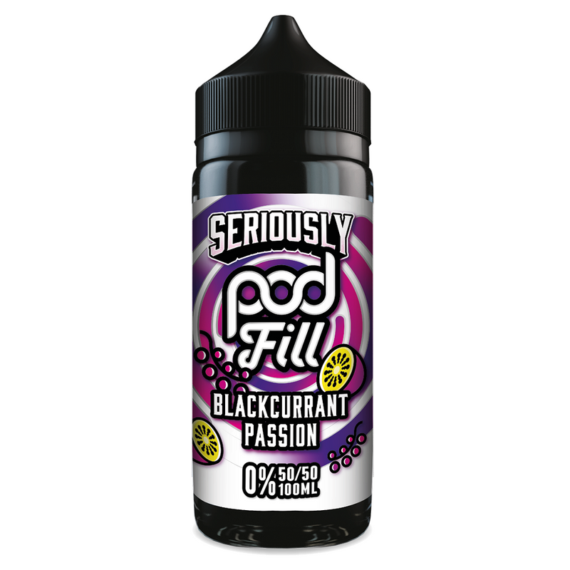 Seriously Pod Fill Blackcurrant Passion E-liquid Shortfill