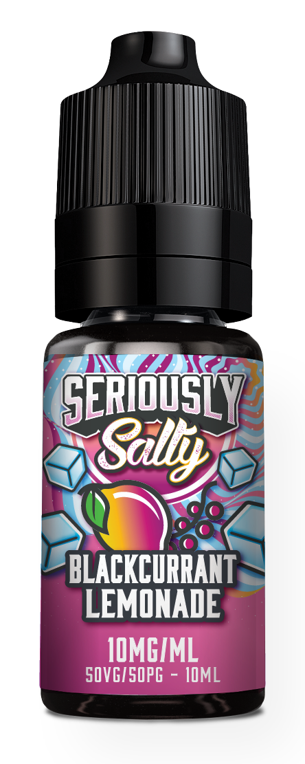 Blackcurrant Lemonade Nic Salt e-liquid by Seriously Salty 10ml