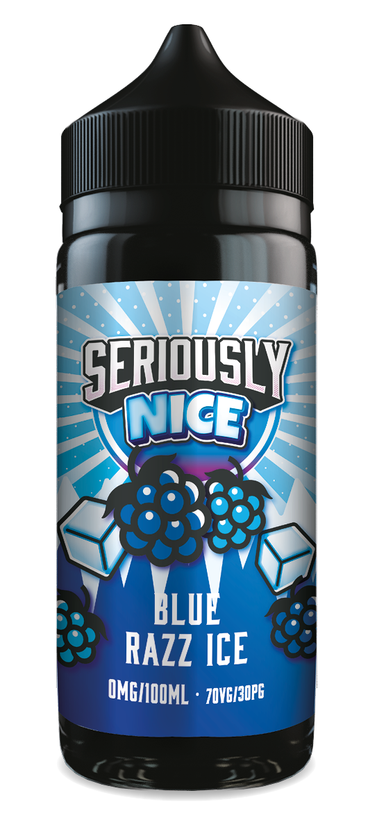 Blue Razz Ice Shortfill e-liquid by Seriously Nice 100ml