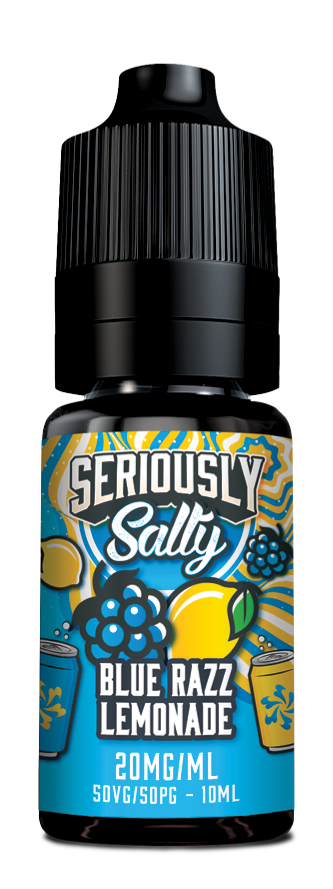 Blue Razz Lemonade Nic Salt e-liquid 20mg by Seriously Soda 10ml