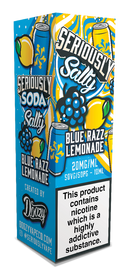 Blue Razz Lemonade Nic Salt e-liquid 20mg by Seriously Soda 10ml