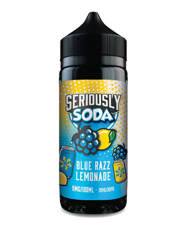 Blue Razz Lemonade Shortfill e-liquid by Seriously Soda 100ml