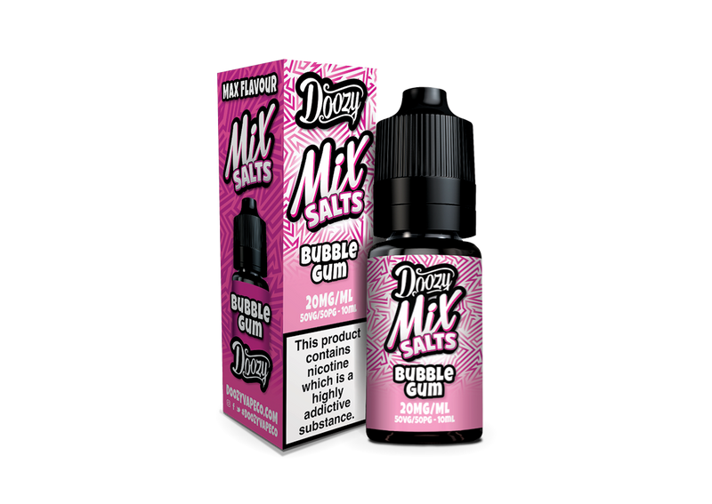 Bubblegum Nic Salt e-liquid 20mg by Doozy Mix Salts 10ml