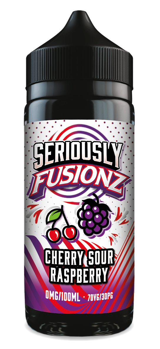 Cherry Sour Raspberry Shortfill e-liquid by Seriously Fusionz 100ml