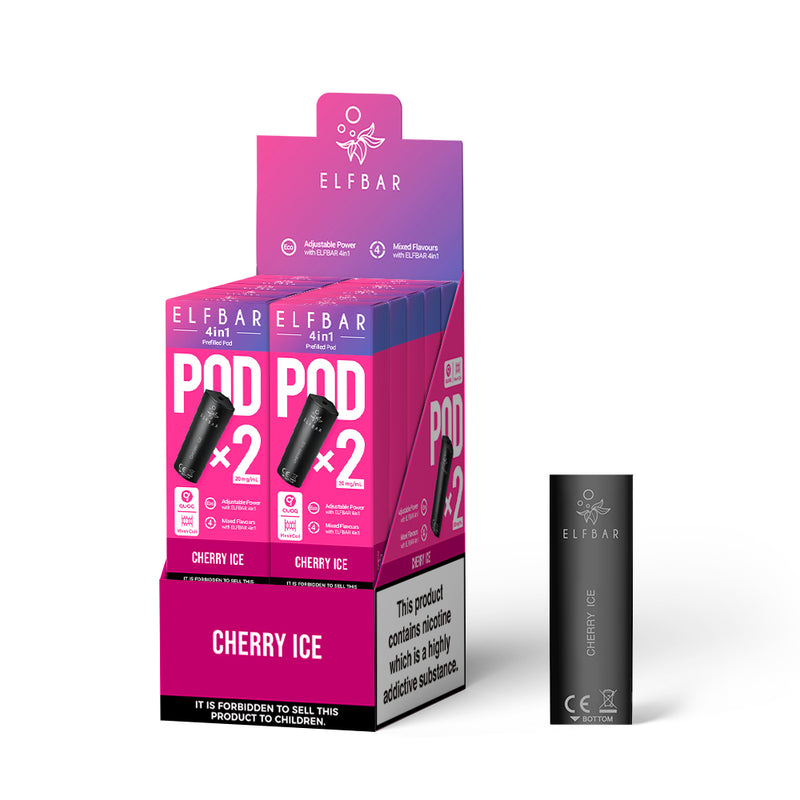 ELFBAR 4in1 Prefilled Pod (double pods pack) Cherry Ice