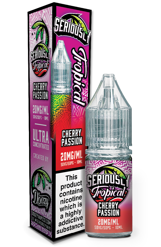 Cherry Passion Nic Salt e-liquid 20mg by Seriously Tropical 10ml