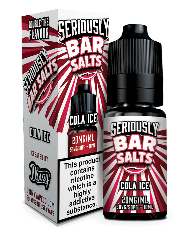 Cola Ice Nic Salt e-liquid by Seriously Bar Salt 10ml