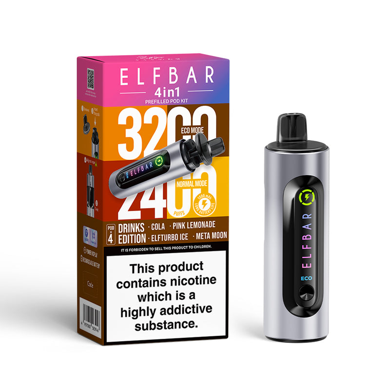 ELFBAR 4in1 Prefilled Pod Kit (UK) Drinks-Edition