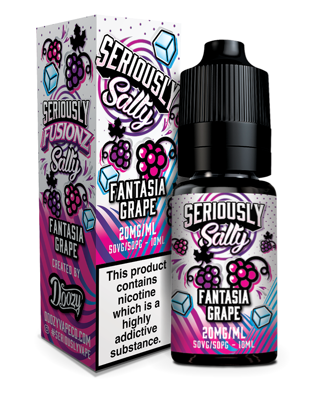 Fantasia Grape Nic Salt e-liquid by Seriously Fusionz 10ml