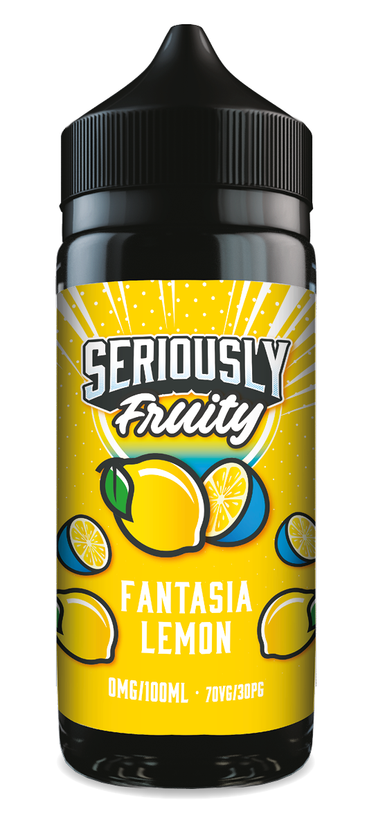 Fantasia Lemon Shortfill e-liquid by Doozy Vape Seriously Fruity 100ml