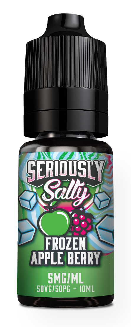 Frozen Apple Berry Nic Salt e-liquid by Seriously Salty 10ml