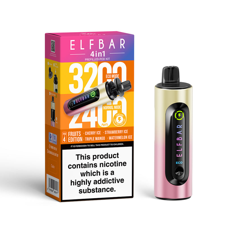 ELFBAR 4in1 Prefilled Pod Kit (UK) Fruits-Edition