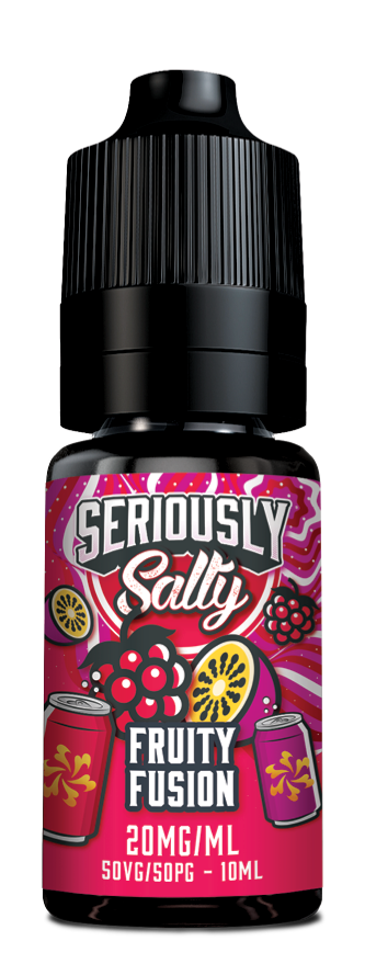 Fruity Fusion Nic Salt e-liquid 20mg by Seriously Soda 10ml