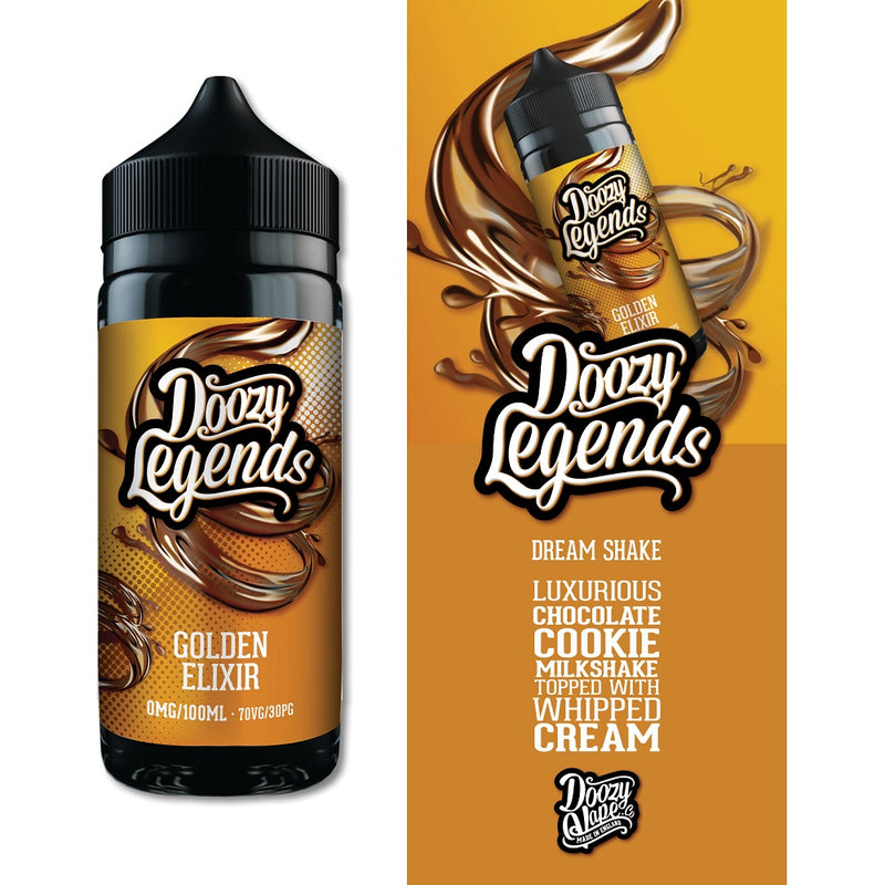 Doozy Legends Golden Elixir 100ml E-Liquid Shortfill