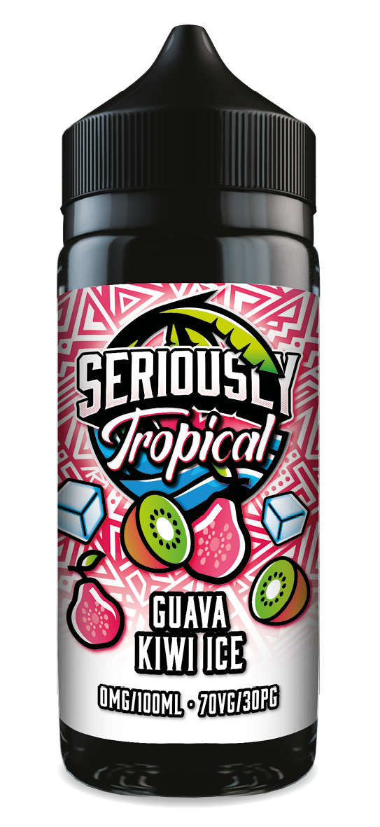 Guava Kiwi Ice Shortfill e-liquid by Seriously Tropical 100ml