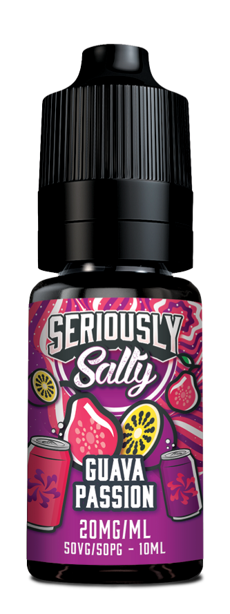 Guava Passion Nic Salt e-liquid 20mg by Seriously Soda 10ml