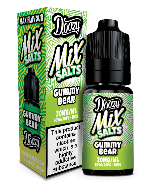 Gummy Bear Nic Salt e-liquid 20mg by Doozy Mix Salts 10ml