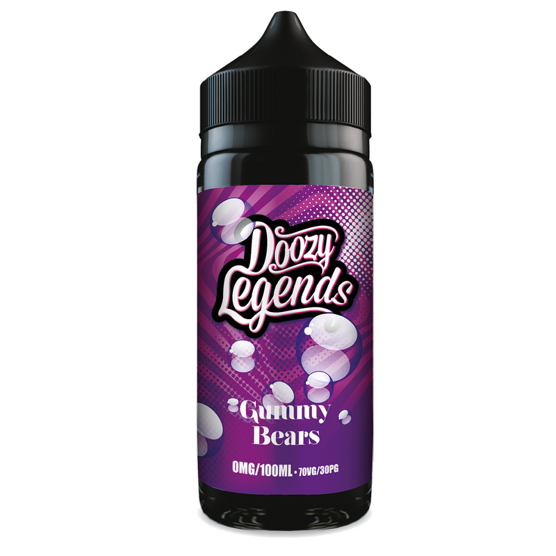 Doozy Legends Gummy Bears 100ml E-Liquid Shortfill