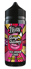 Ice Cream Cake Shortfill e-liquid by Doozy Temptations 100ml