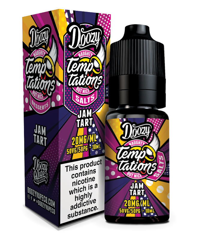 Jam Tart Nic Salt e-liquid by Doozy Temptations 10ml