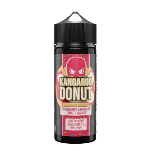 Kangaroo Donut - Strawberry & Rhubrab Donut Flavour Cloud Thieves 100ml E-liquids