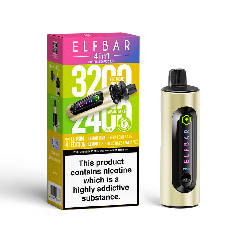 ELFBAR 4in1 Prefilled Pod Kit (UK) Lemon-Edition