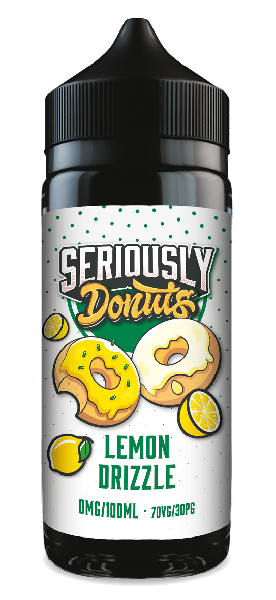 Lemon Drizzle Shortfill e-liquid by Seriously Donuts 100ml