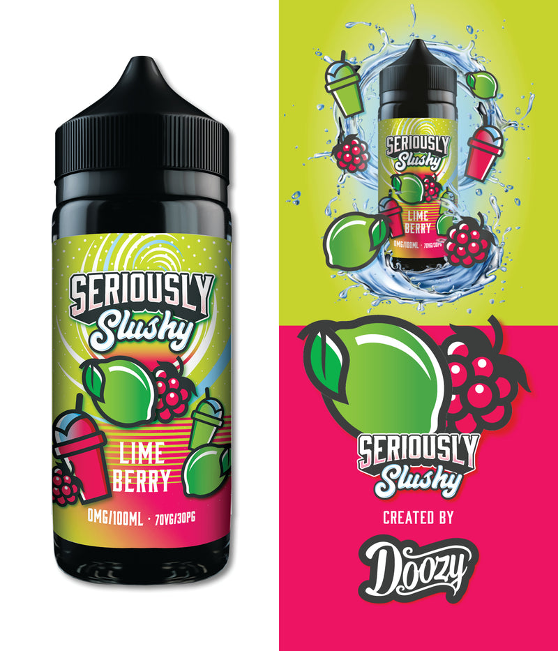 Lime Berry Shortfill e-liquid by Seriously Slushy 100ml