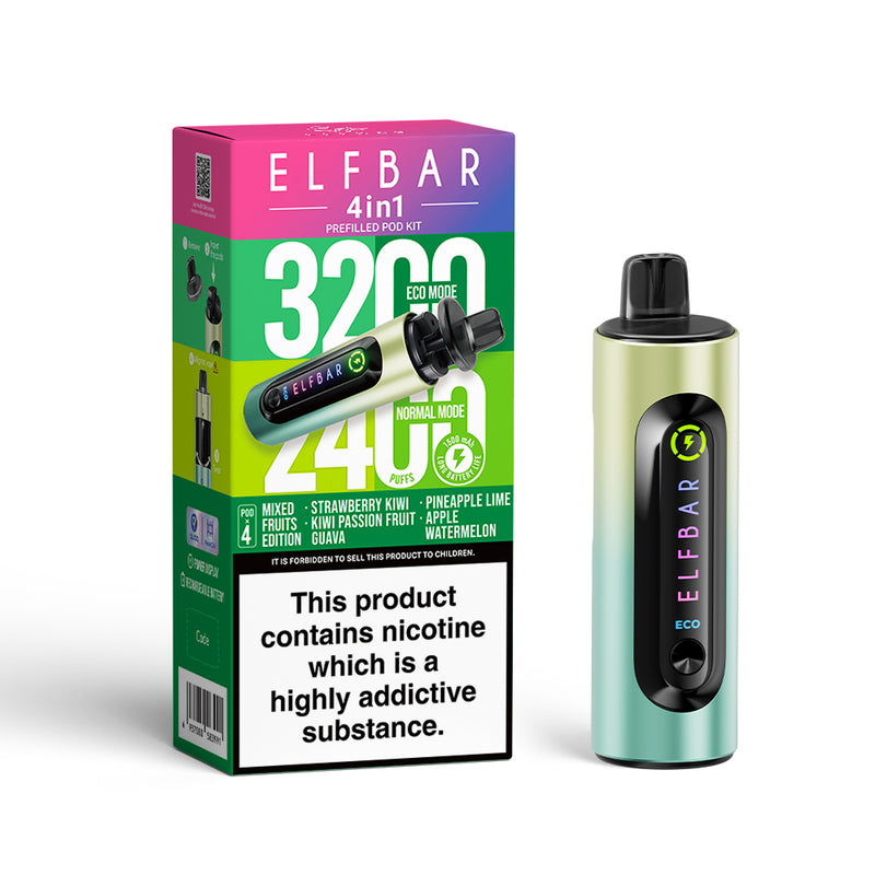 ELFBAR 4in1 Prefilled Pod Kit (UK) Mixed Fruits-Edition