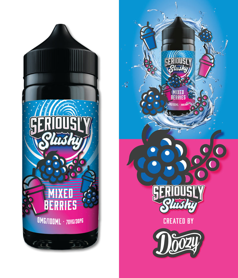 Mixed Berries Shortfill e-liquid by Seriously Slushy 100ml