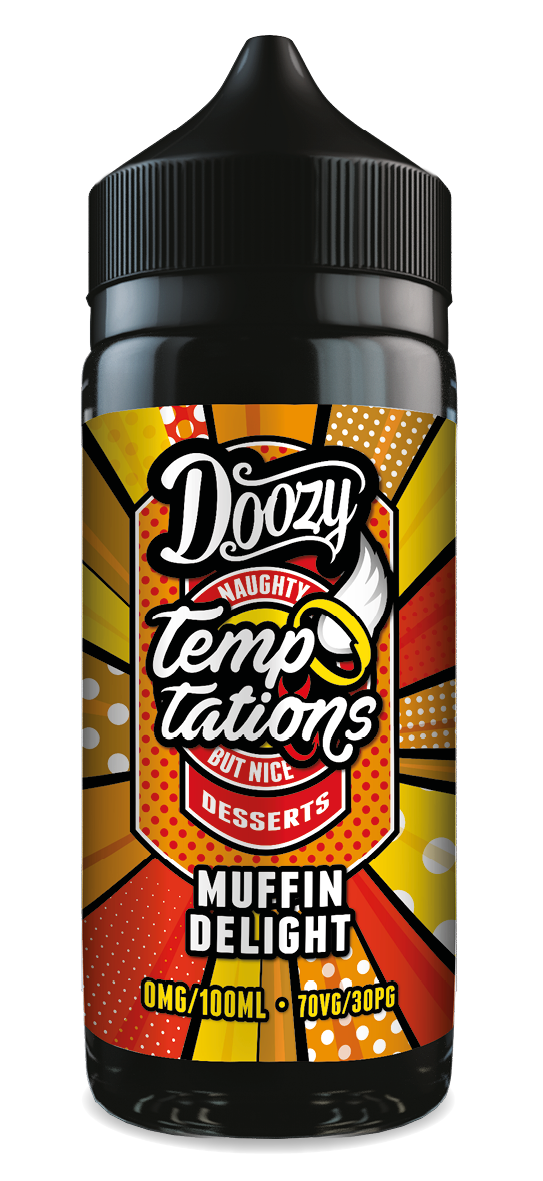 Muffin Delight Shortfill e-liquid by Doozy Temptations 100ml