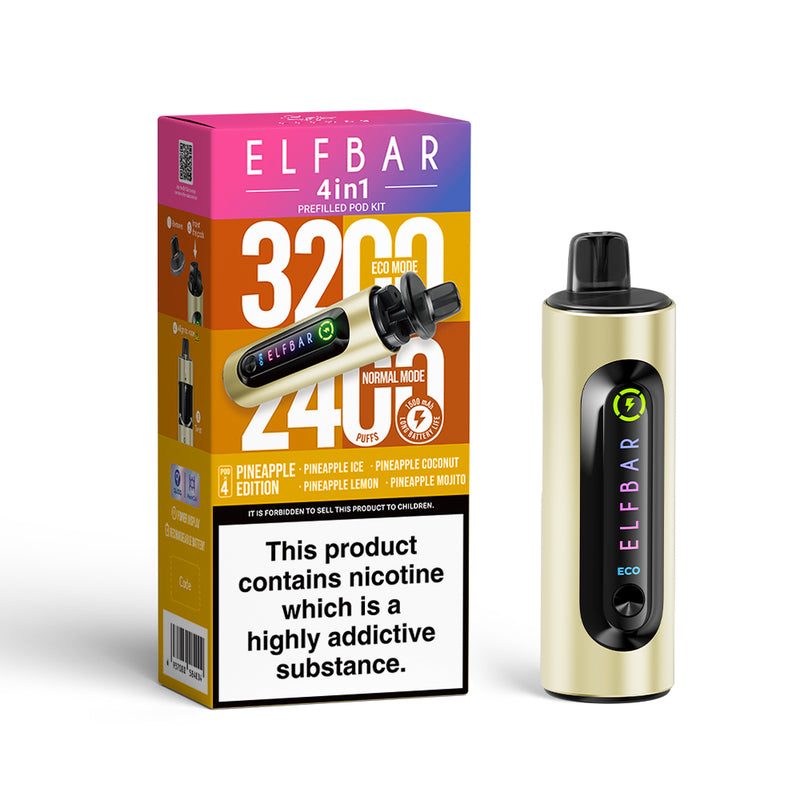 ELFBAR 4in1 Prefilled Pod Kit (UK) Pineapple-Edition