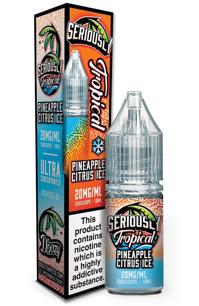 Pineapple Citrus Ice Nic Salt e-liquid 20mg by Seriously Tropical 10ml