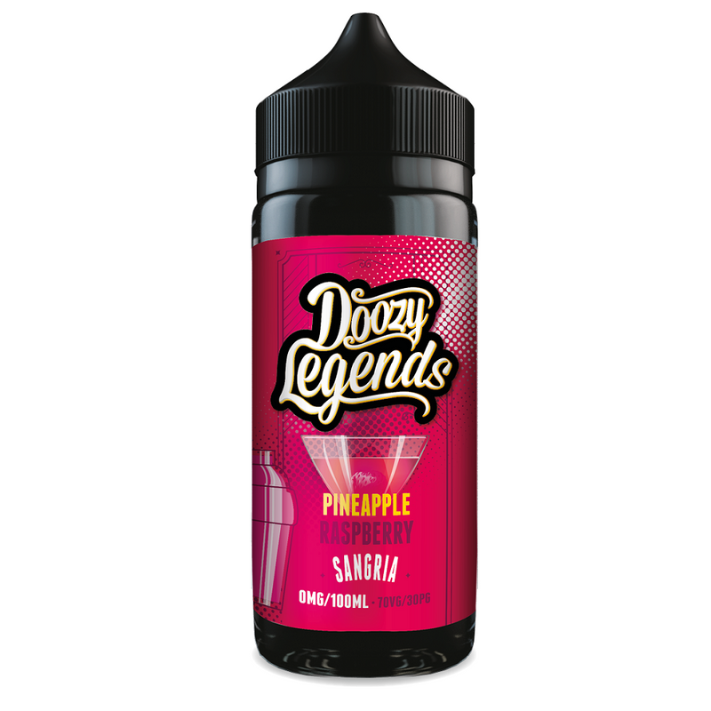 Doozy Legends Pineapple Raspberry Sangria 100ml E-Liquid Shortfill