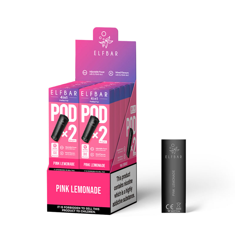 ELFBAR 4in1 Prefilled Pod (double pods pack) Pink Lemonade