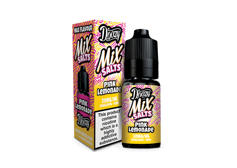 Pink Lemonade Nic Salt e-liquid 20mg by Doozy Mix Salts 10ml