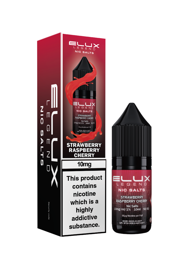 Elux Legend Strawberry Raspberry Cherry Nic Salt